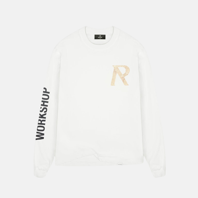 Represent White Masking Tape Initials LS T-Shirt