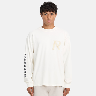 Represent White Masking Tape Initials LS T-Shirt