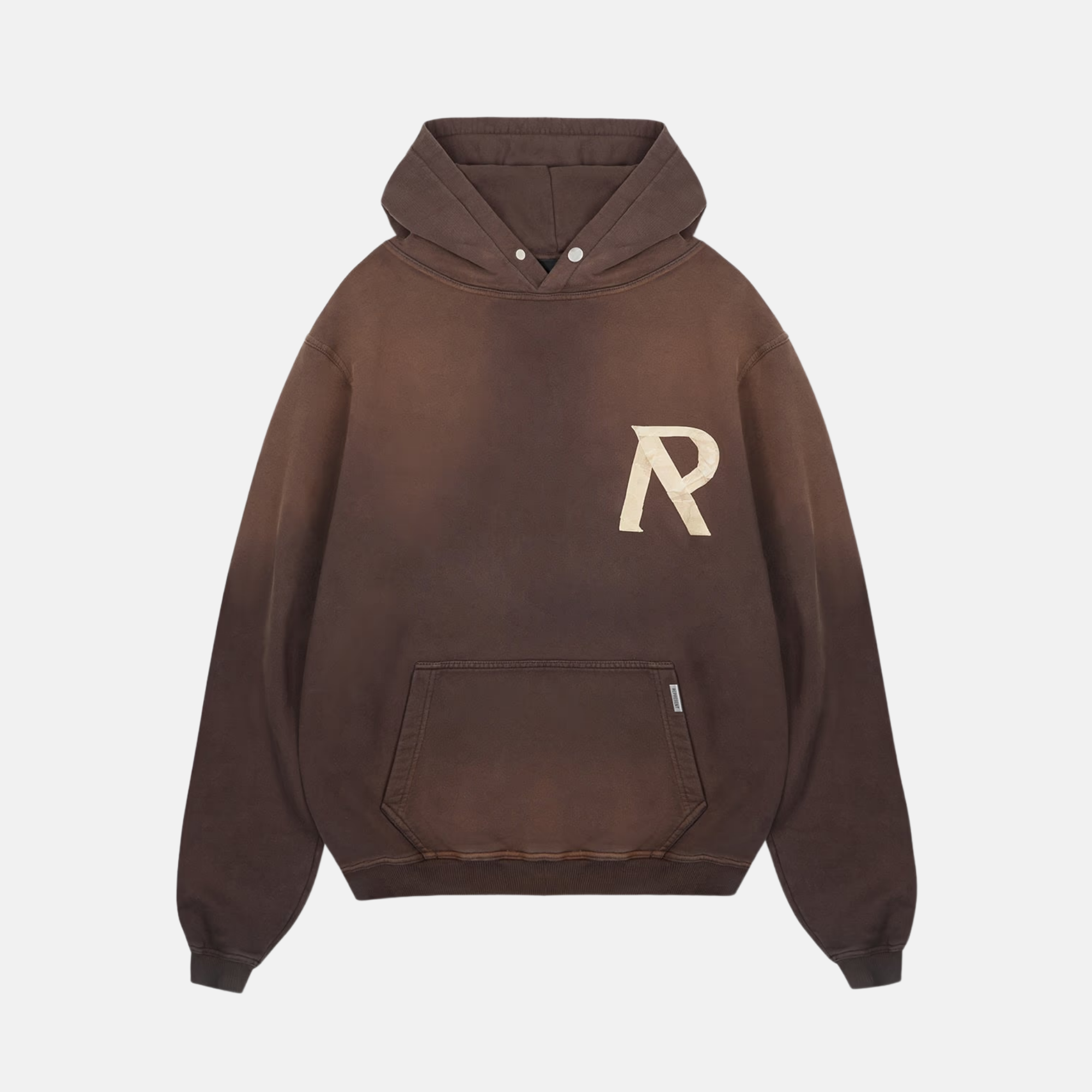 Represent Cedar Brown Masking Tape Initial Hoodie