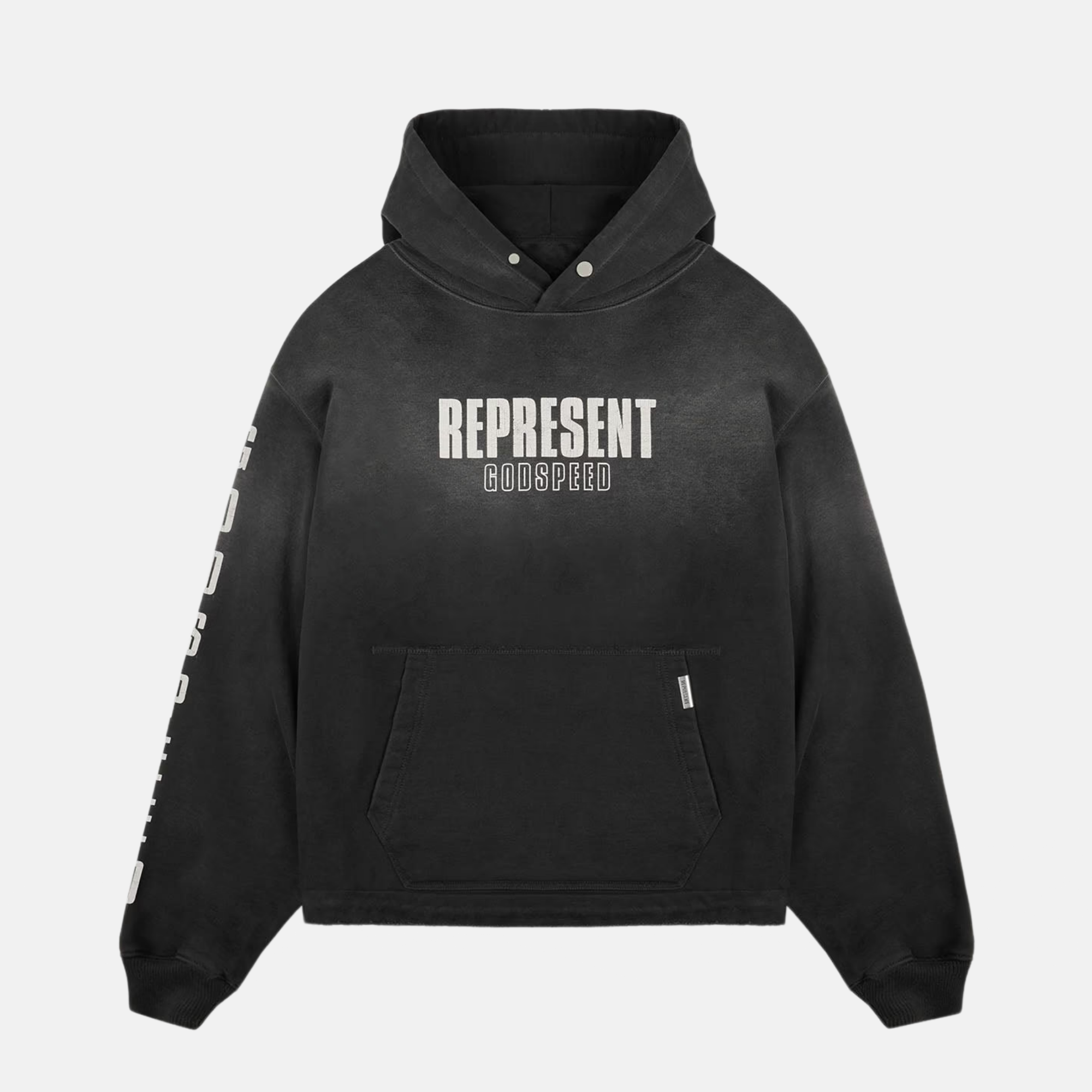 Represent Aged Black Godspeed Hoodie