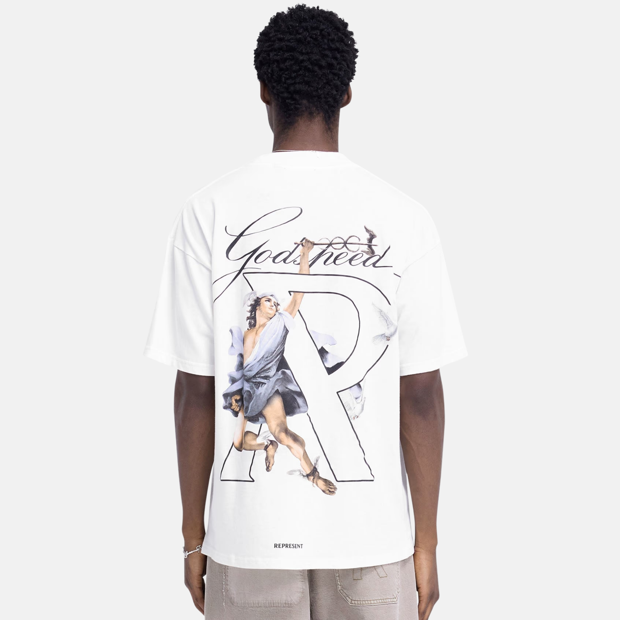 Represent White Hermes T-Shirt