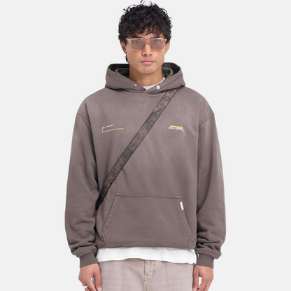 Represent Washed Olive Patron of The Club Hoodie