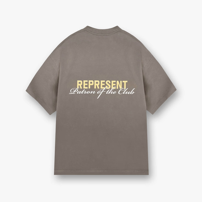 Represent Washed Olive Patron of The Club T-Shirt
