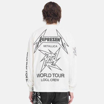 Represent Metallica 40 Year Anniversary Local Crew Long Sleeve T-Shirt