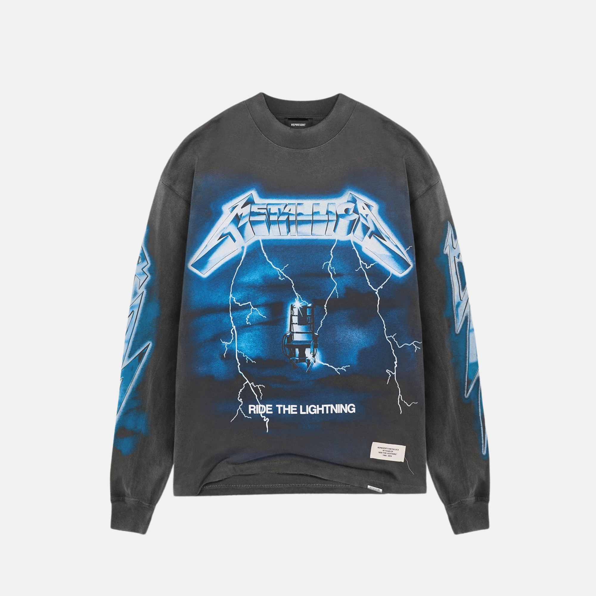 Represent Metallica Ride The Lightning Long Sleeve T-Shirt Represent Metallica Ride The Lightning Long Sleeve T-Shirt