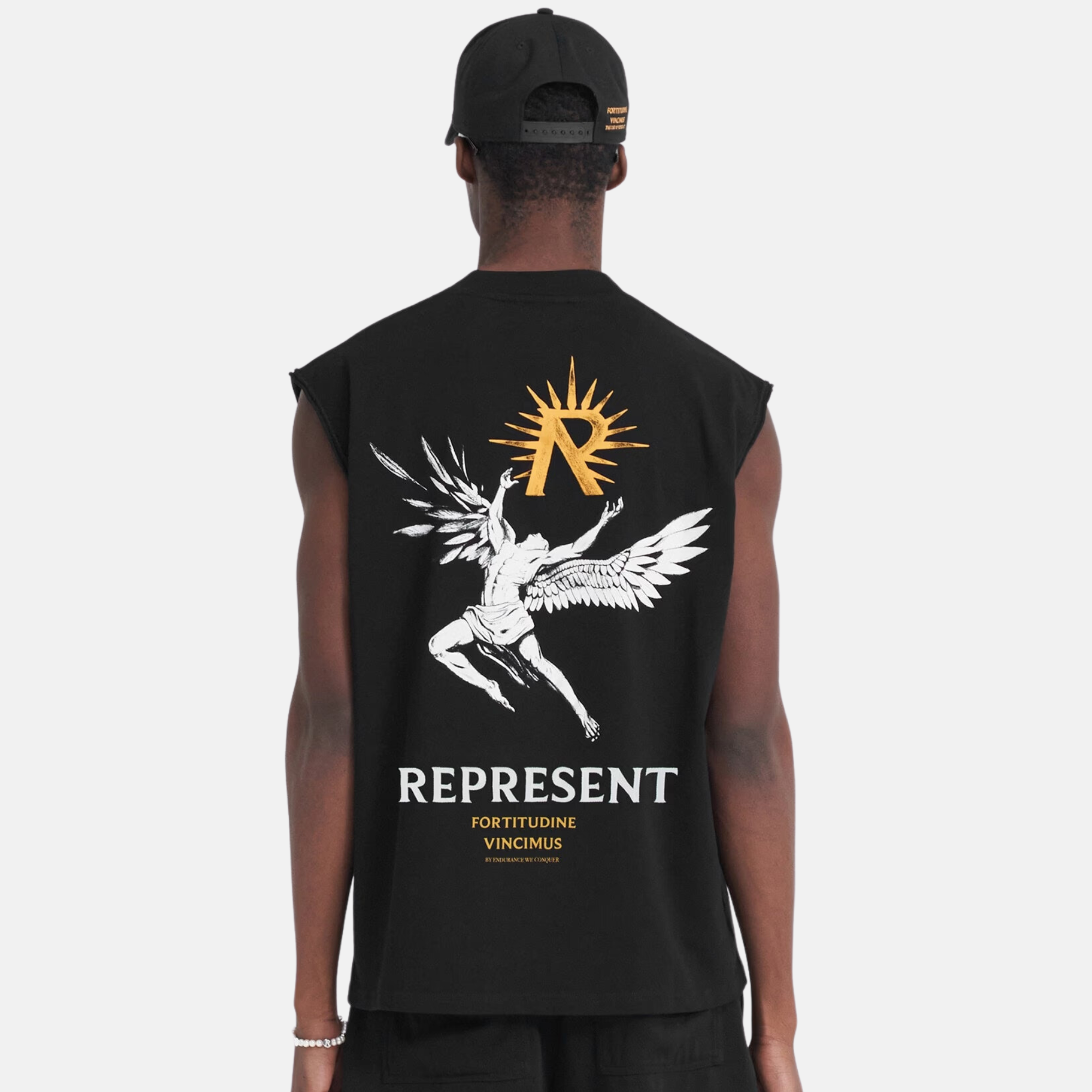 Represent Black Icarus Tank Top