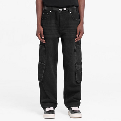 Represent Black R3 Workshop Denim Pants
