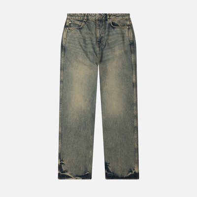 Represent R3 Baggy Denim Blue Cream Jeans
