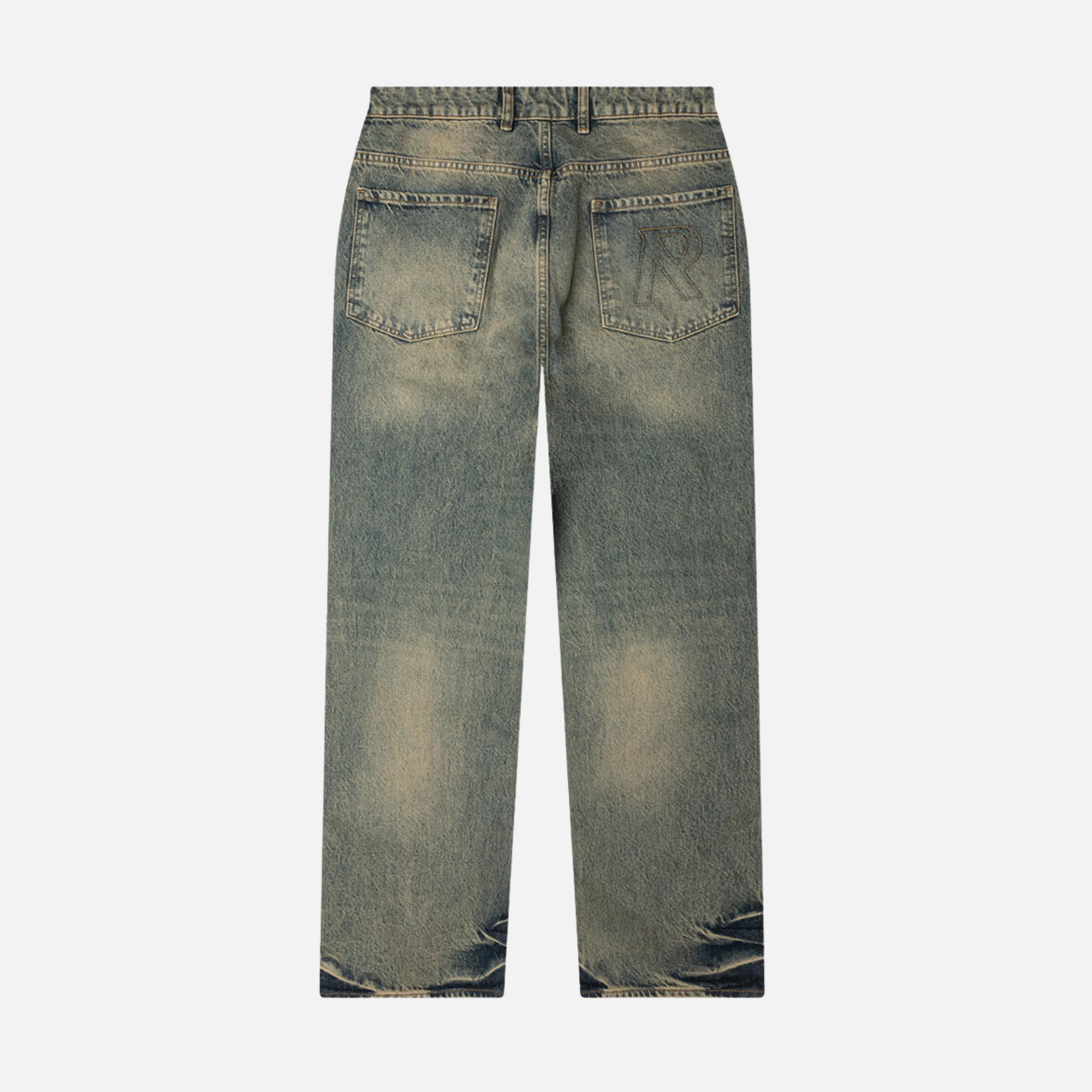 Represent R3 Baggy Denim Blue Cream Jeans