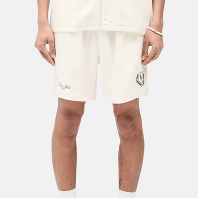 Represent Antique White Crest Shorts