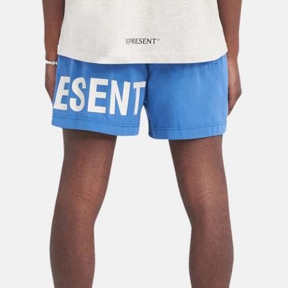 Represent Sky Blue Swim Shorts