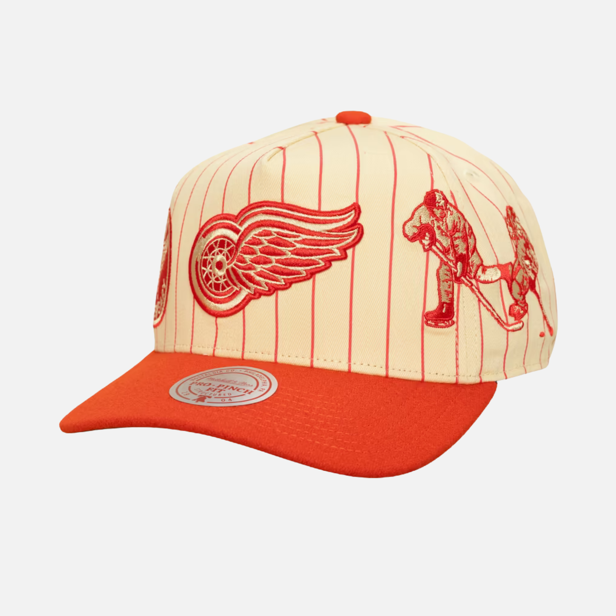 Mitchell & Ness NHL Retro Stripe Detroit Red Wings Snapback