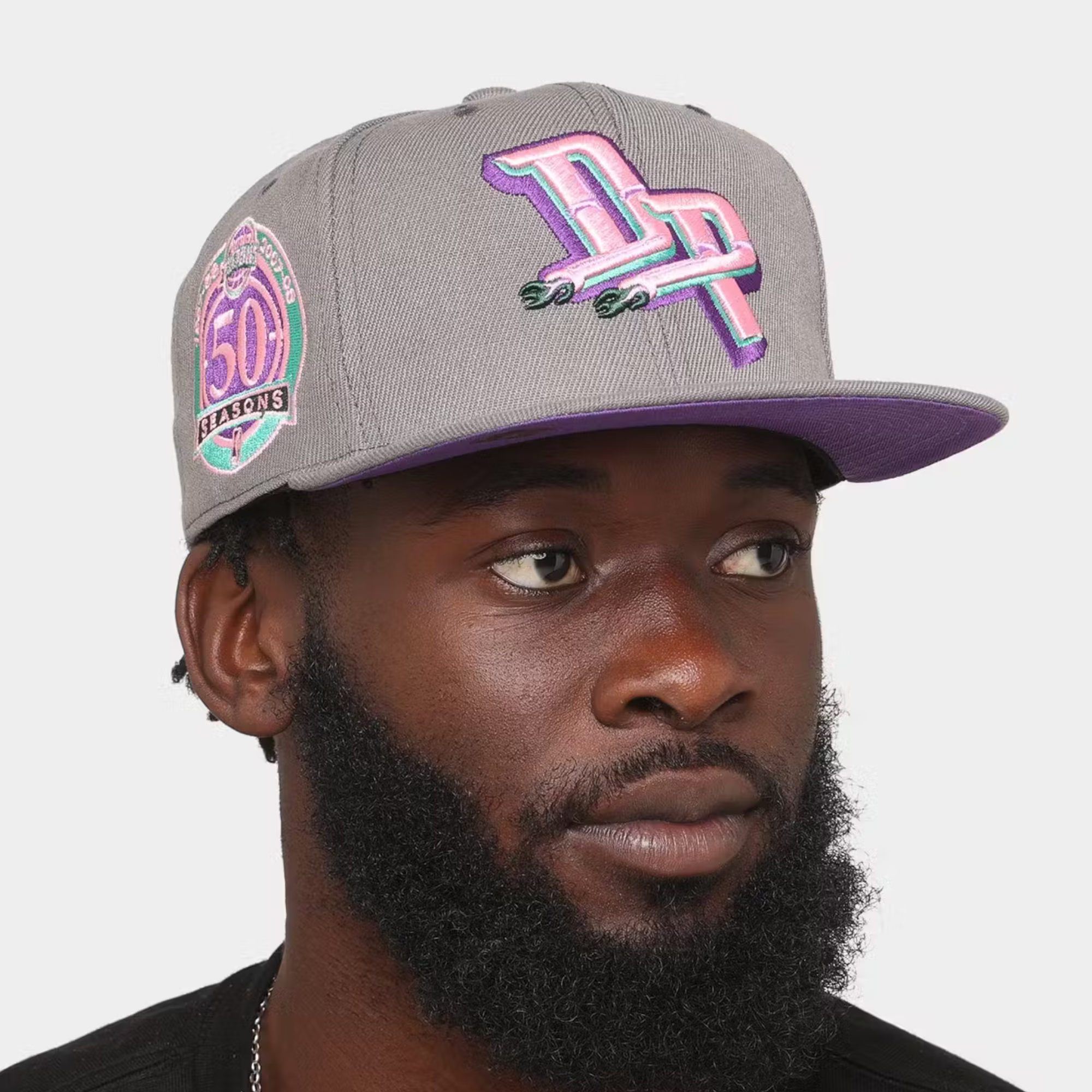 Mitchell & Ness NBA Detroit Pistons 'From Dusk' Fitted Hat