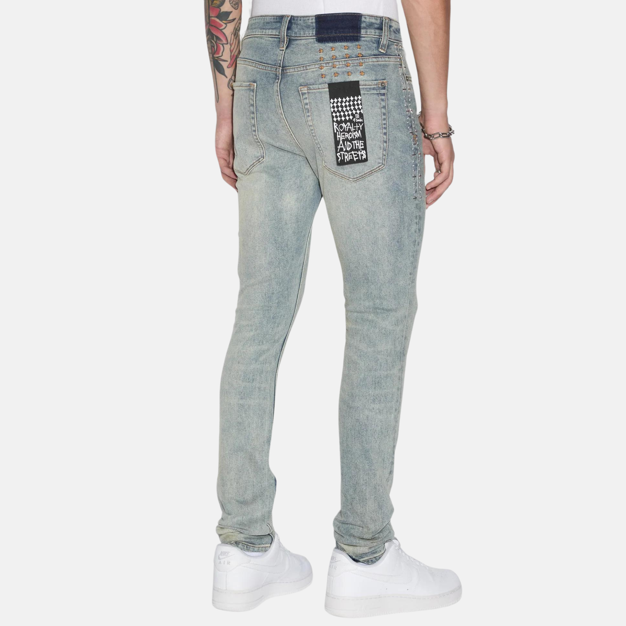 Ksubi Van Winkle Sky High Metalik Jeans