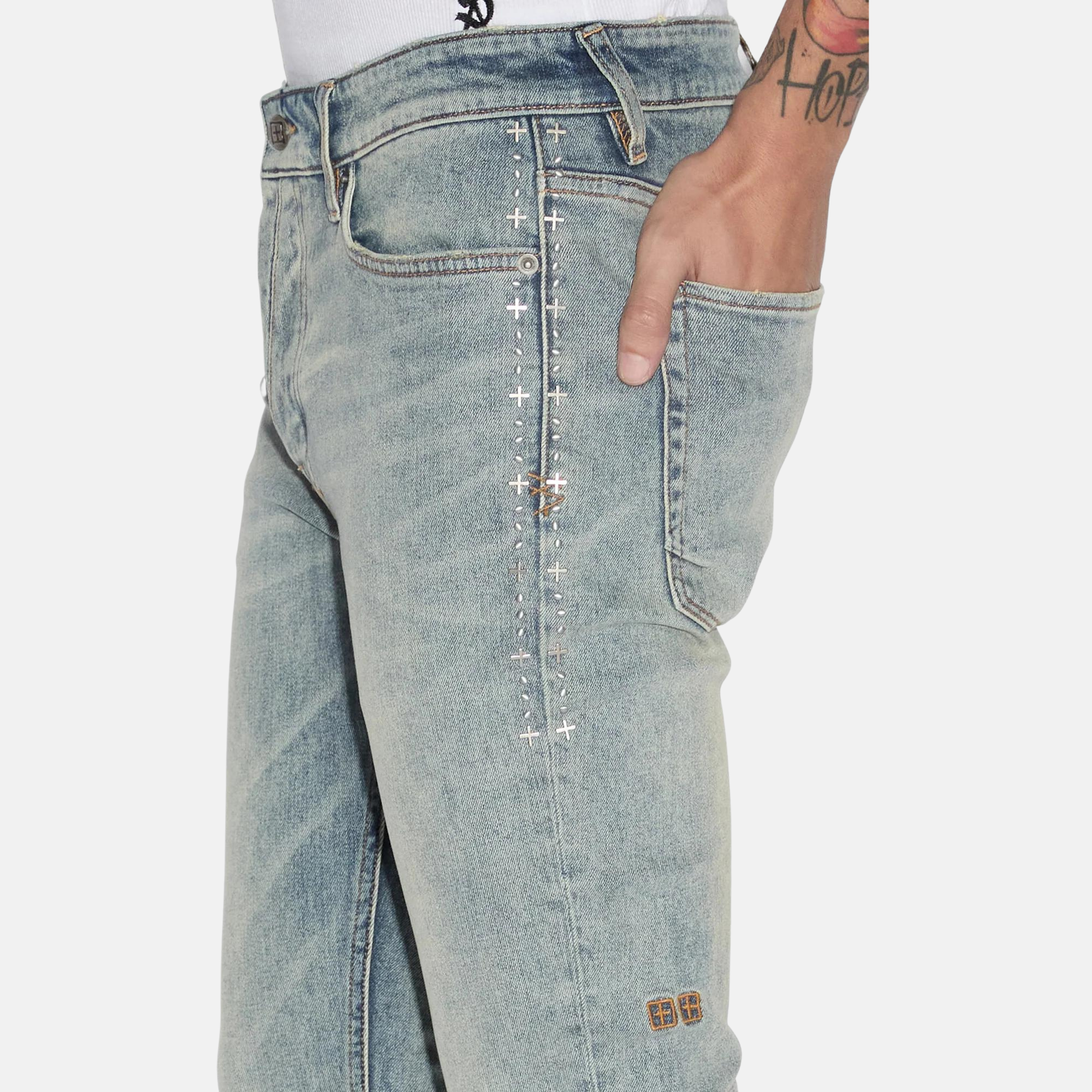 Ksubi Van Winkle Sky High Metalik Jeans