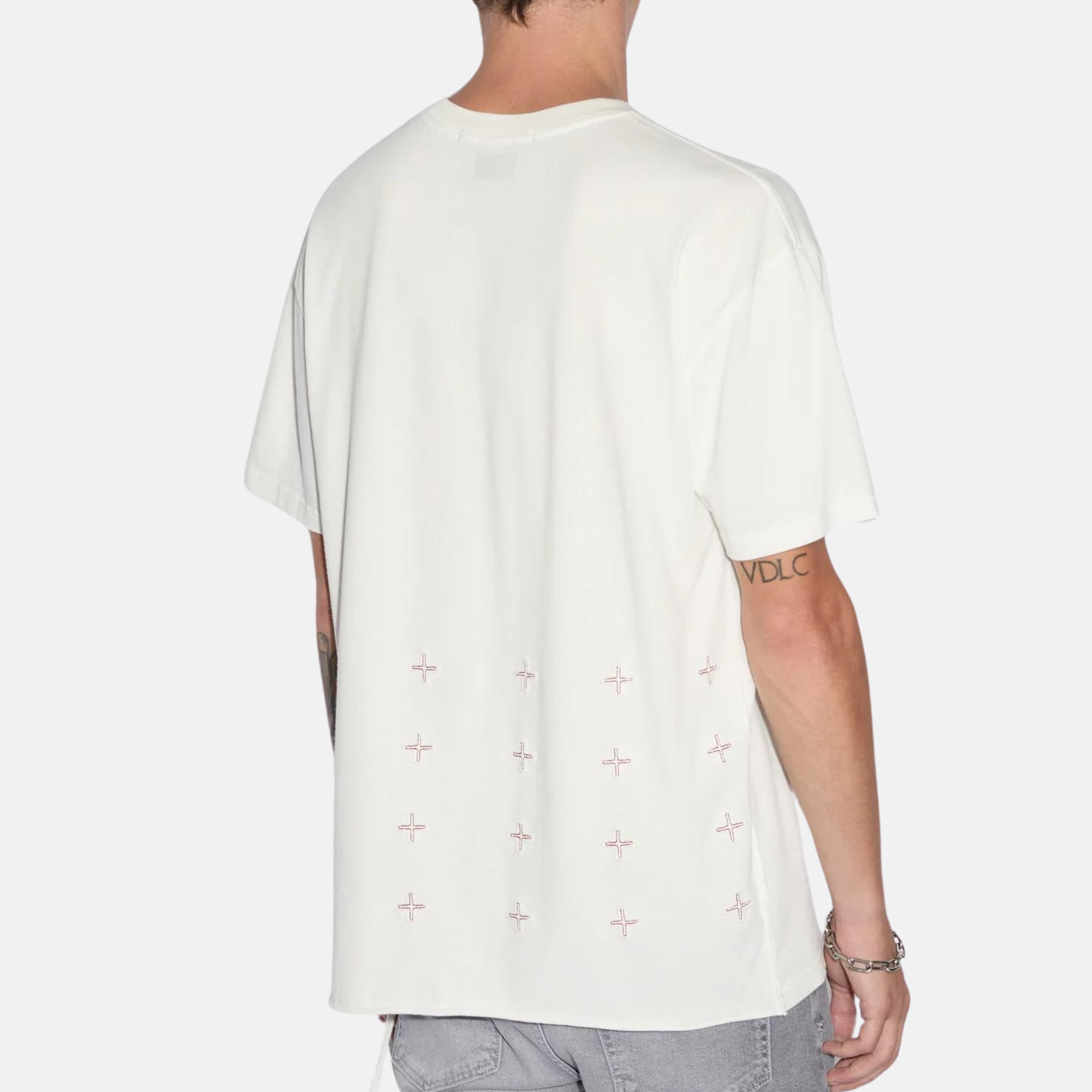 Ksubi Vintage White Stitch Up Biggie T-Shirt