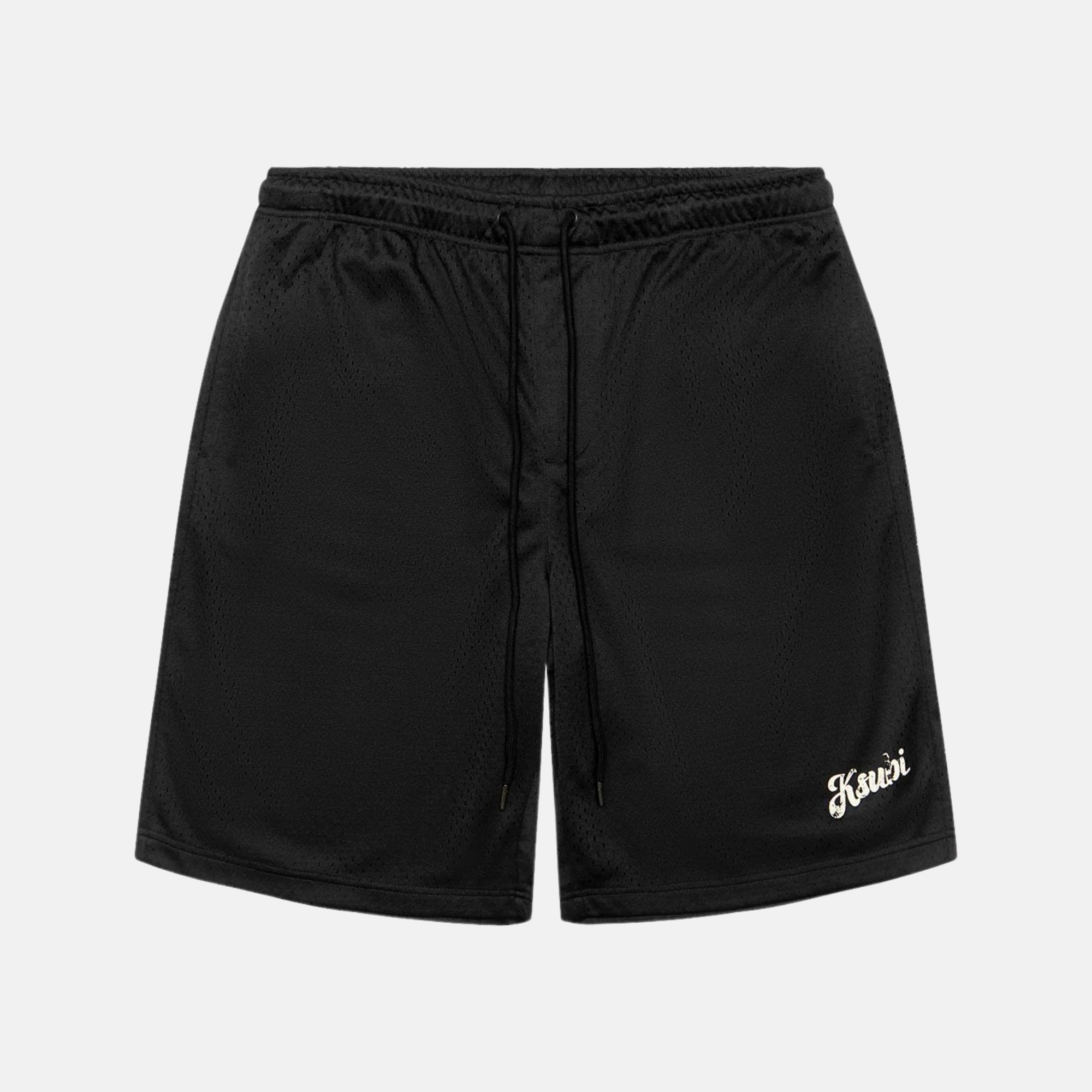 Ksubi Black Roll Mesh Shorts