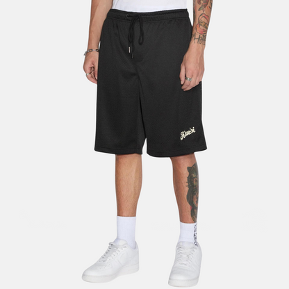 Ksubi Black Roll Mesh Shorts