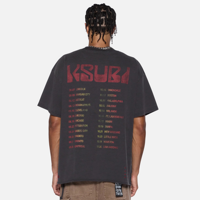 Ksubi Faded Black Venom Ekcess SS T-Shirt