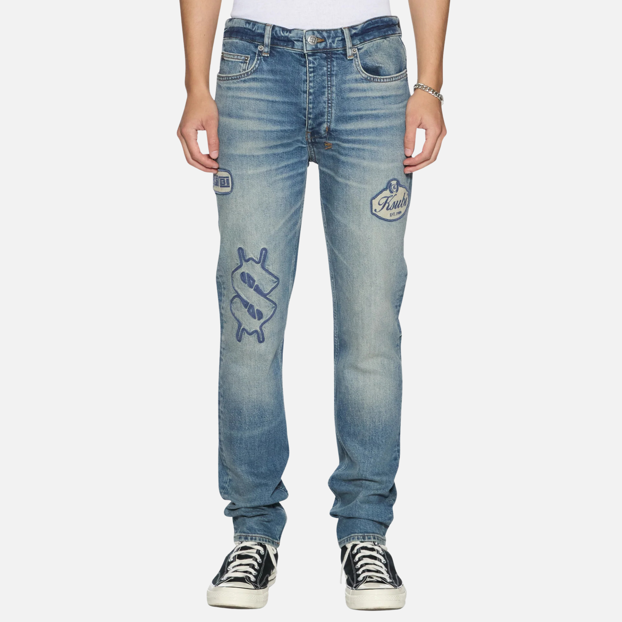 Ksubi Chitch Hendrix Blue Repair Jeans