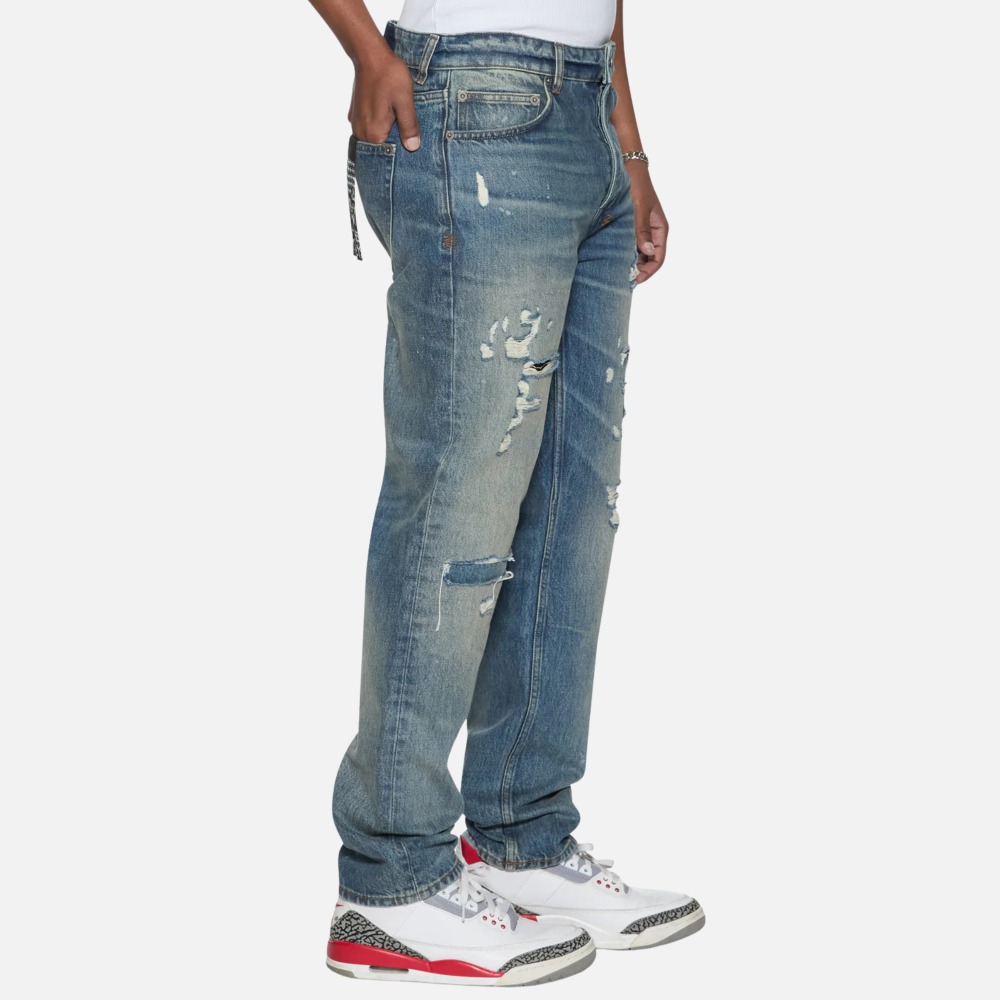 Ksubi Hazlow Hendrix Blue Repair Jeans