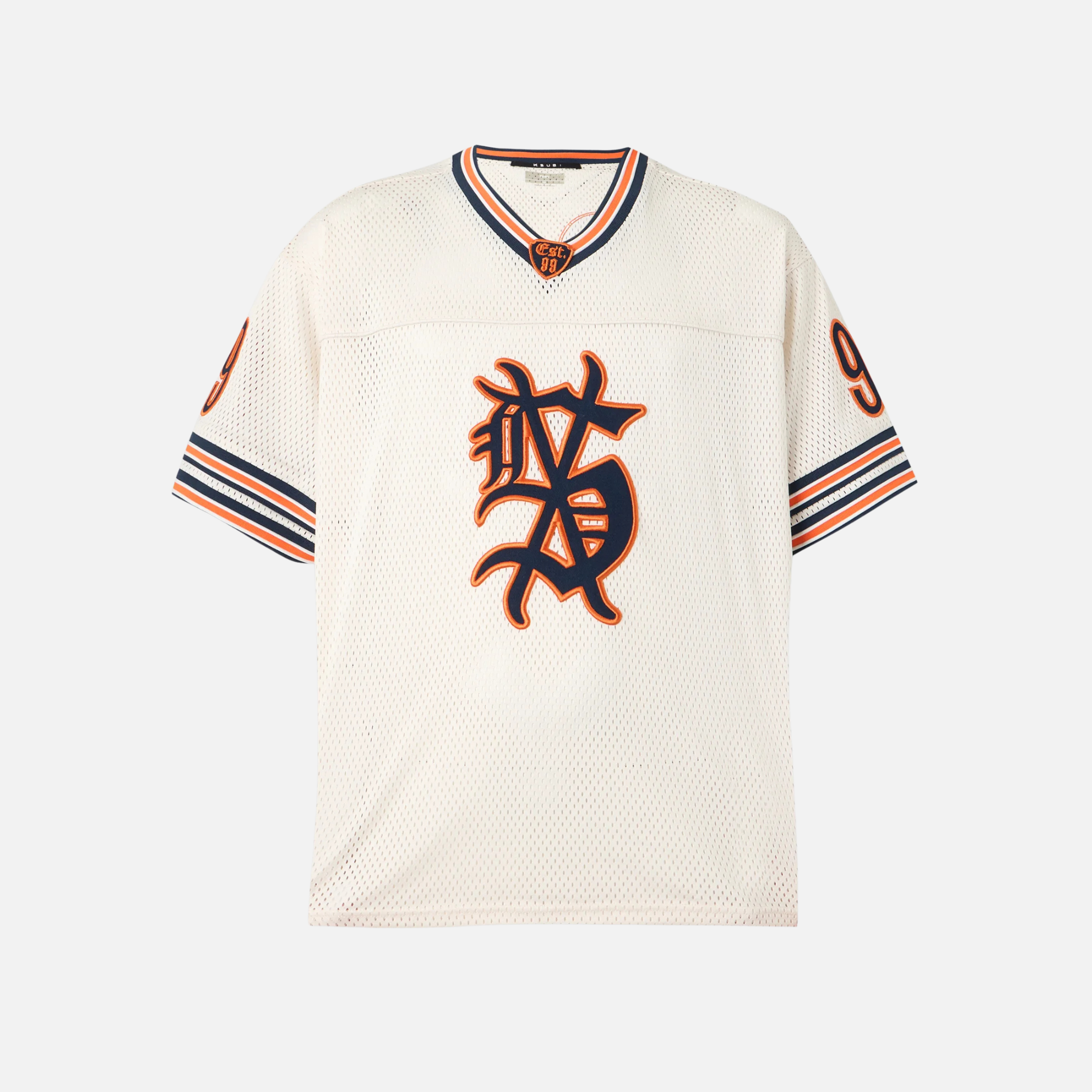 Ksubi Natural Bolter Duke Ecru Mesh Jersey