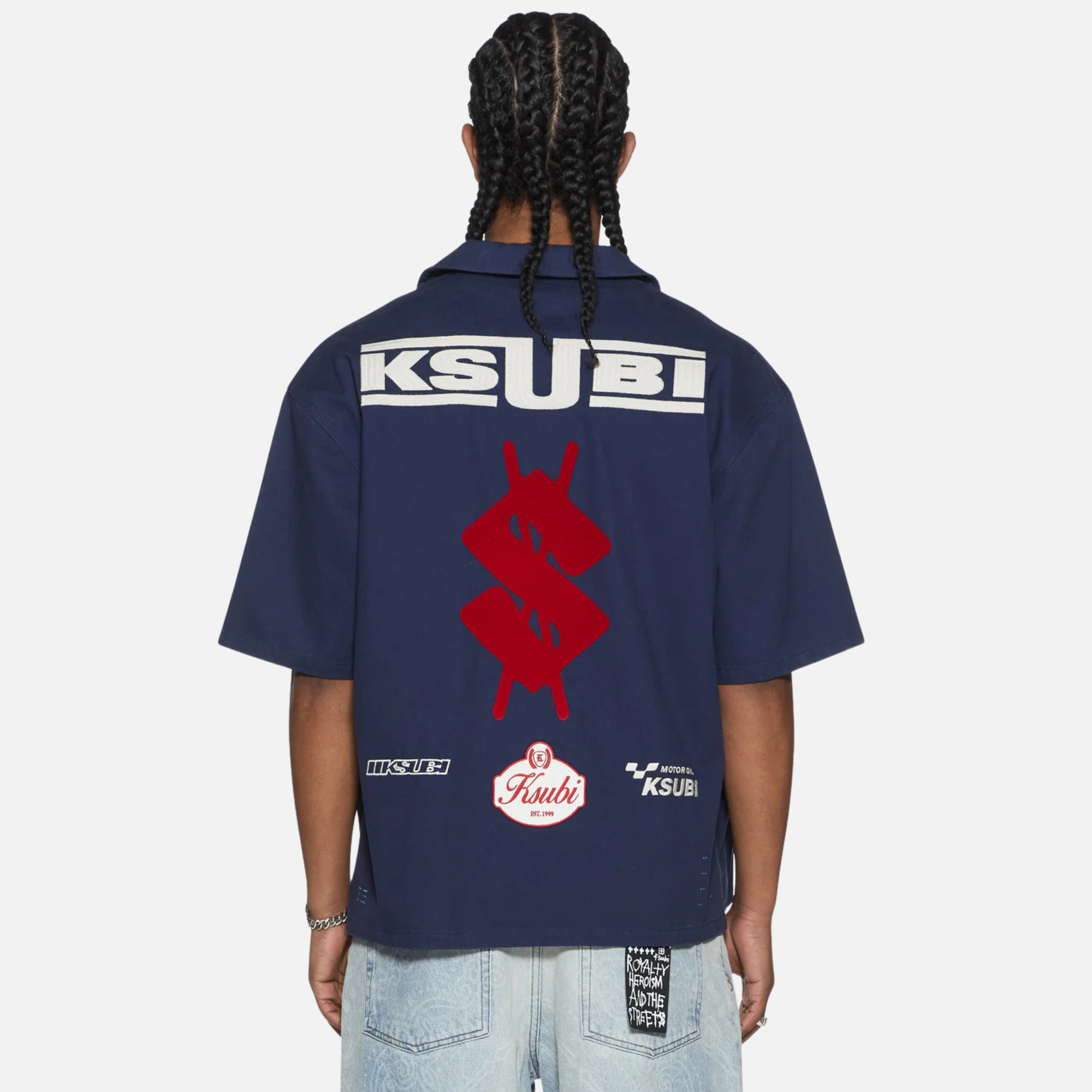 Ksubi Navy Boiler Button-Down Shirt