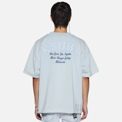 Ksubi Blue Stellar Ekcess T-Shirt