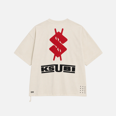 Ksubi Natural Zoom Ekcess Ecru T-Shirt