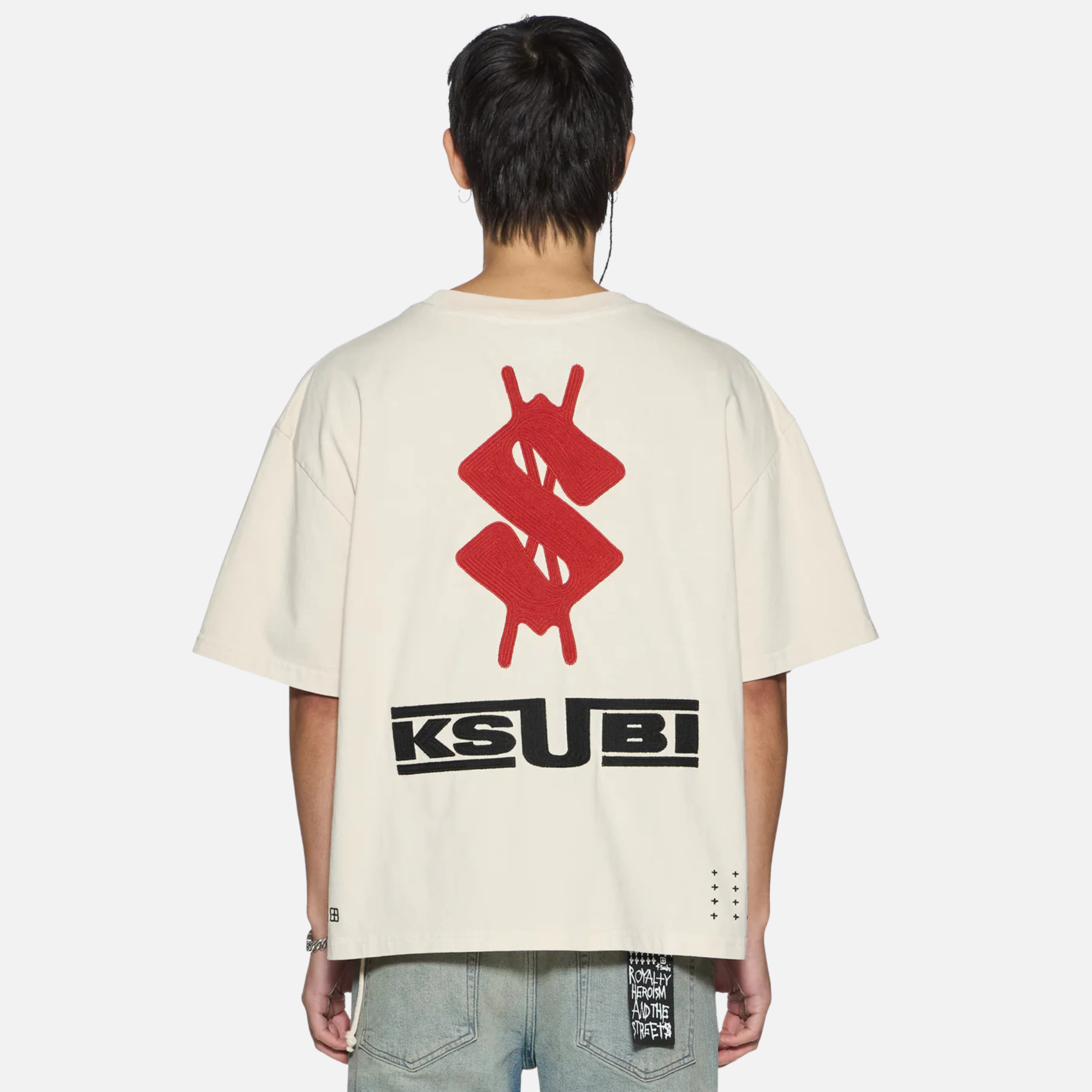 Ksubi Natural Zoom Ekcess Ecru T-Shirt