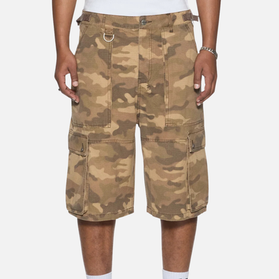Ksubi Troop Sand Camo Cargo Shorts
