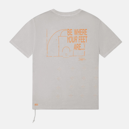 Ksubi x Patty Mills Dust Grey Motto Biggie T-Shirt