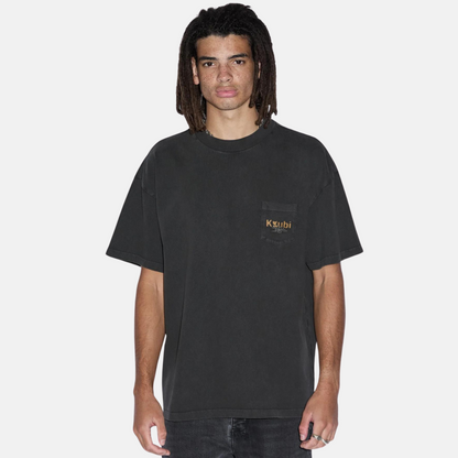 Ksubi x Patty Mills Faded Black Mills Pocket T-Shirt