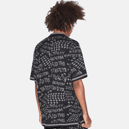 Ksubi Heroism Knit Black Resort Shirt