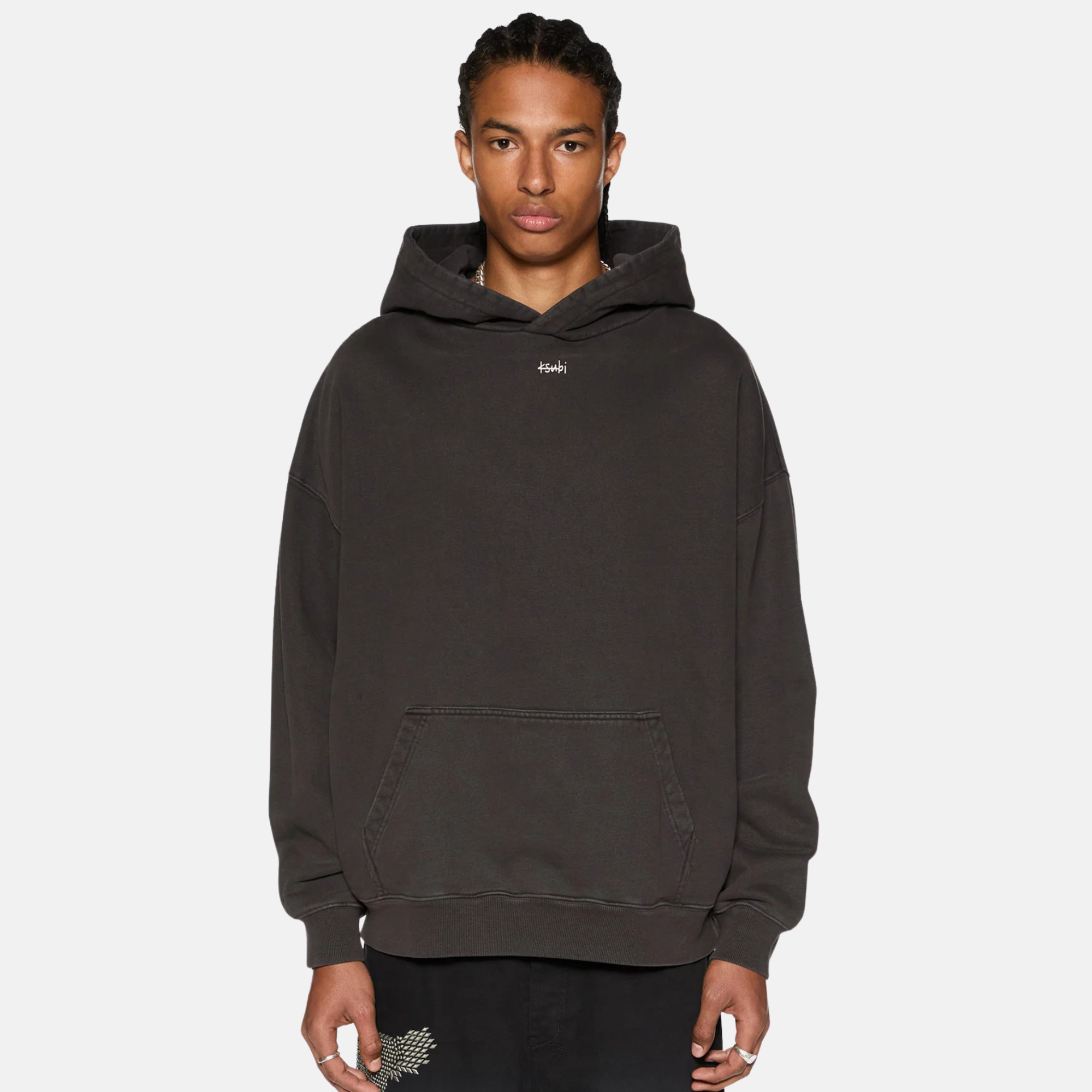 Ksubi Eagle Ekcess Hoodie Faded Black