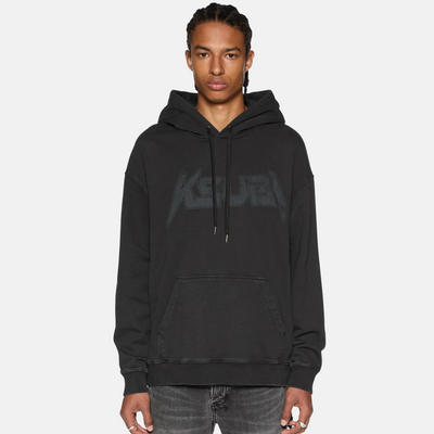 Ksubi Old Black Electric Biggie Hoodie