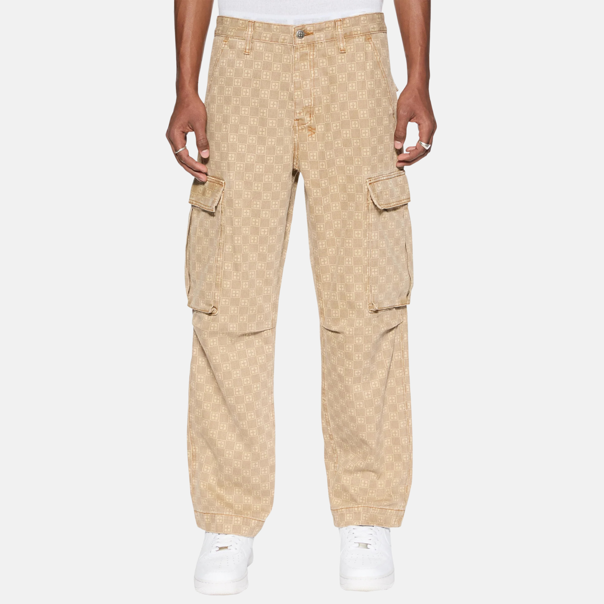 Ksubi Box Fugitive Cargo Pants Tan