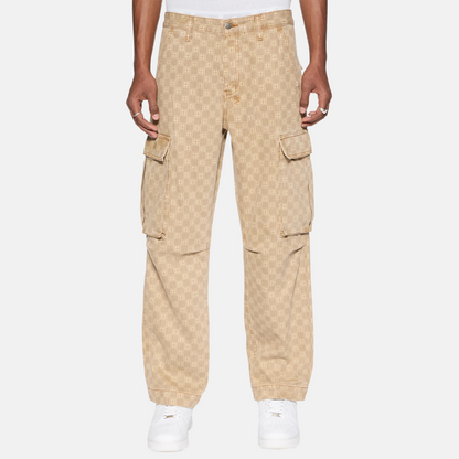 Ksubi Box Fugitive Cargo Pants Tan