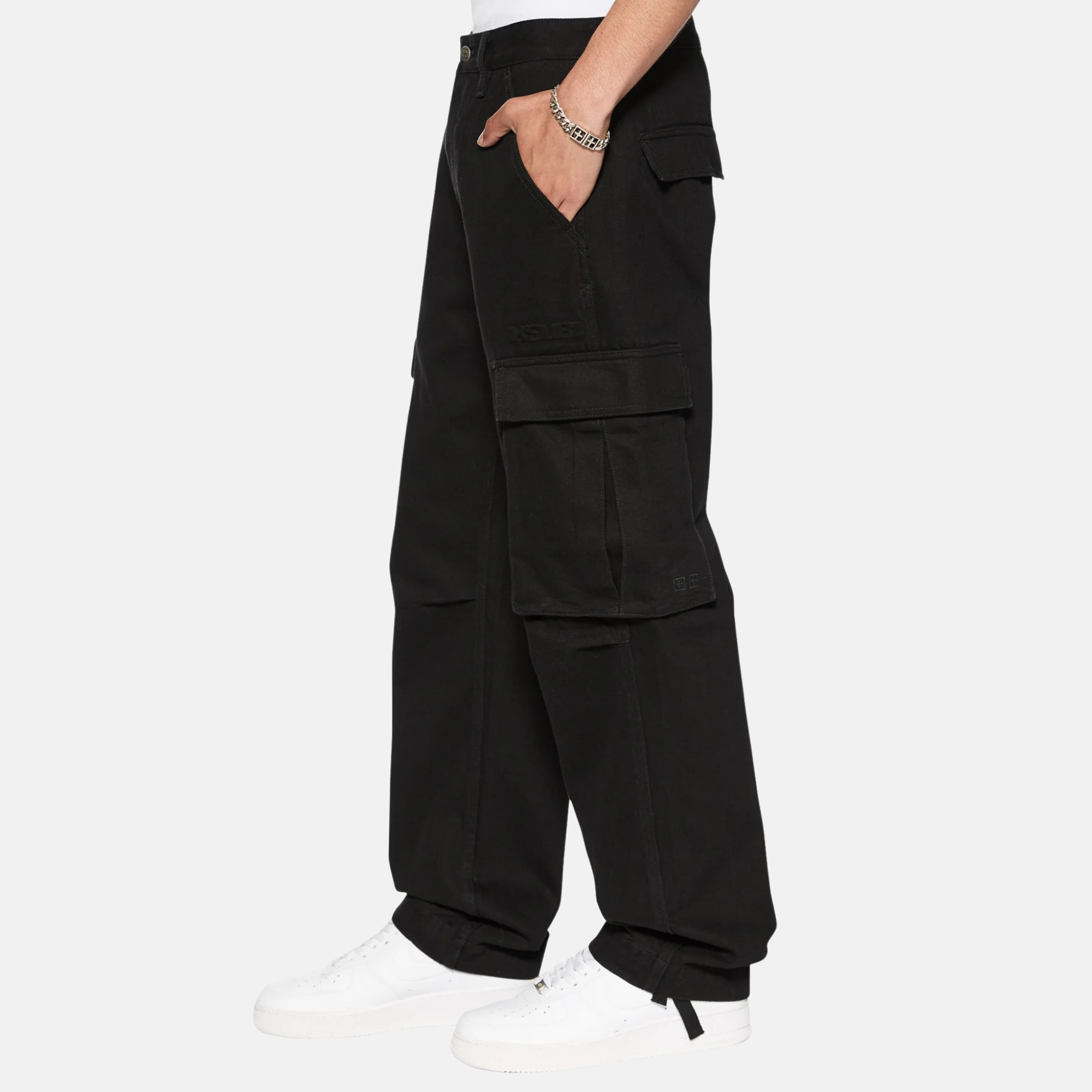 Ksubi Sott Fugitive Cargo Pants Jet Black