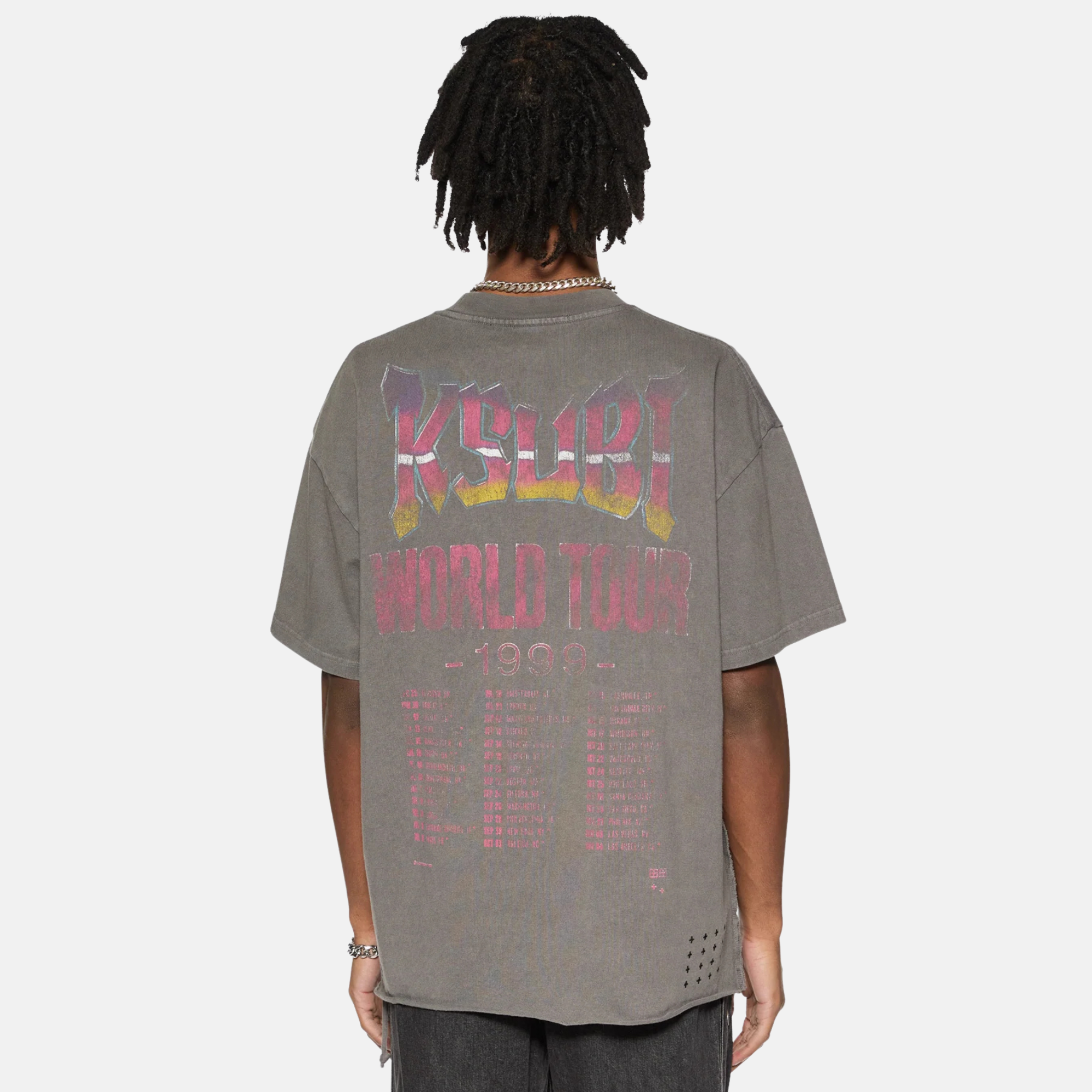 Ksubi Charcoal Global Ekcess SS T-Shirt – Puffer Reds Ksubi Charcoal Global Ekcess SS T-Shirt – Puffer Reds