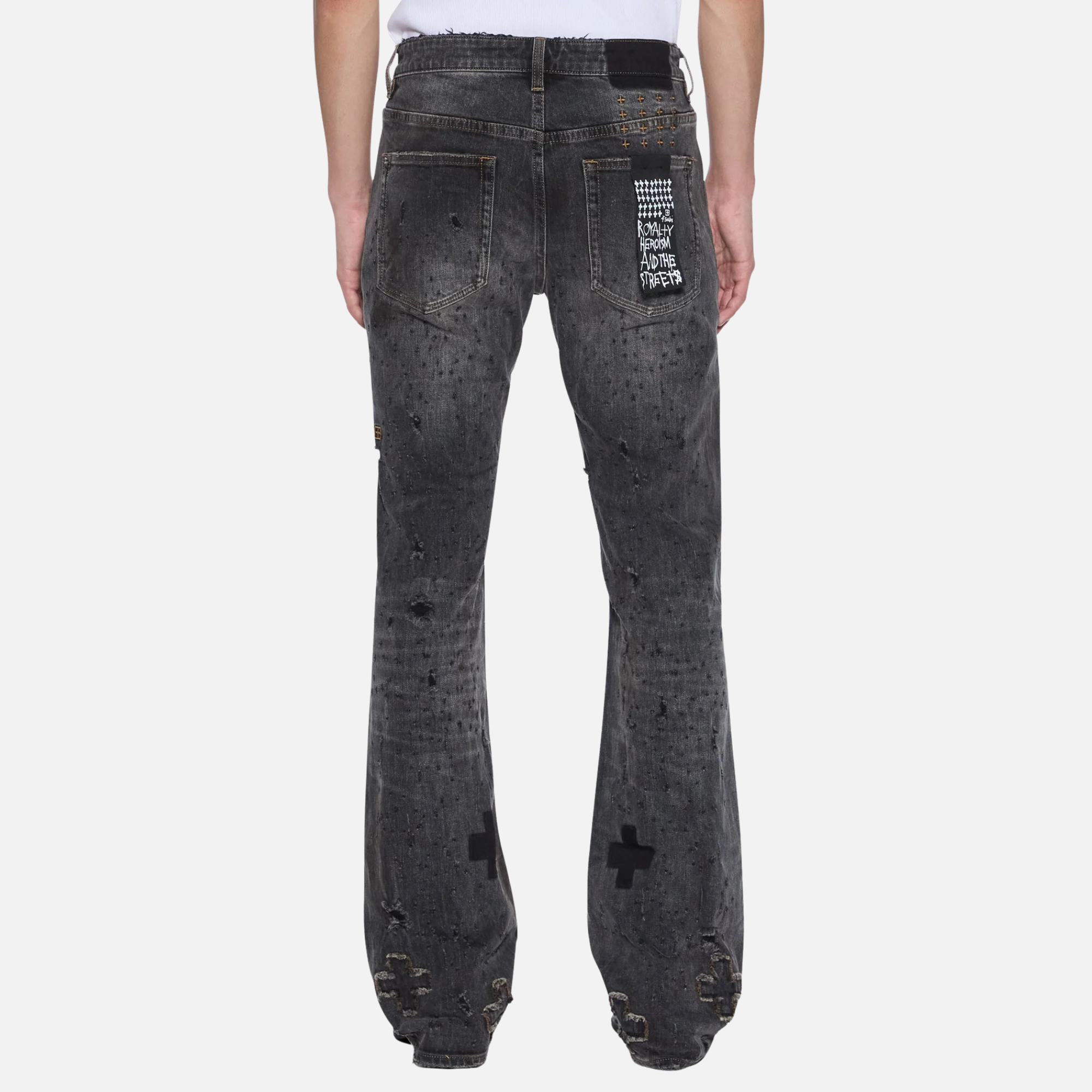 Ksubi Bronko Asher Black Shotgun Jeans