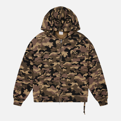 Ksubi Camo Halen Full-Zip Hoodie