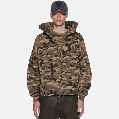 Ksubi Camo Halen Full-Zip Hoodie