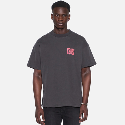 Ksubi Panthera Ekcess Faded Black T-Shirt