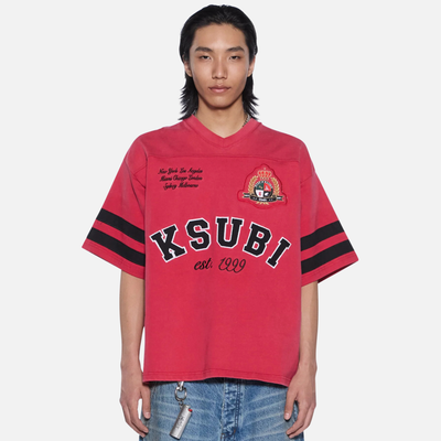 Ksubi Crimson Duke Jersey T-Shirt