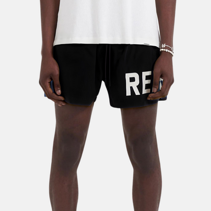 Represent Black Swim Shorts