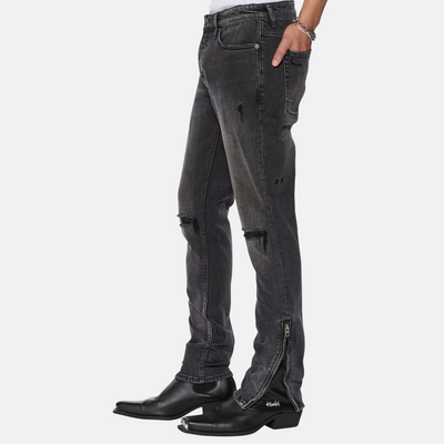 Ksubi Van Winkle Torqued Chamber Black Jeans