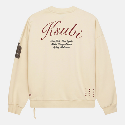 Ksubi Tan Playoff Ekcess Dusty Desert Crew Neck