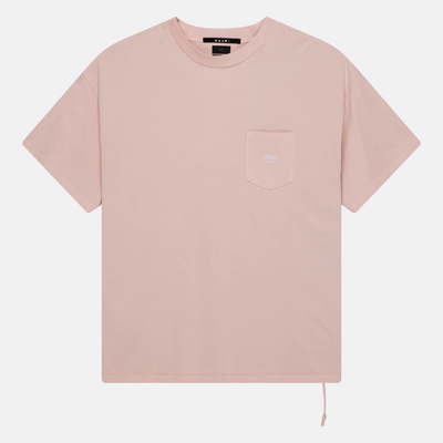 Ksubi Stamp Ekcess Pocket Magnolia Baby Pink T-Shirt