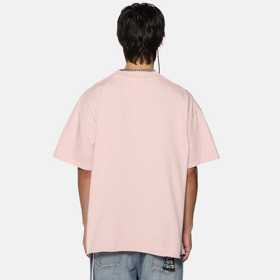 Ksubi Stamp Ekcess Pocket Magnolia Baby Pink T-Shirt